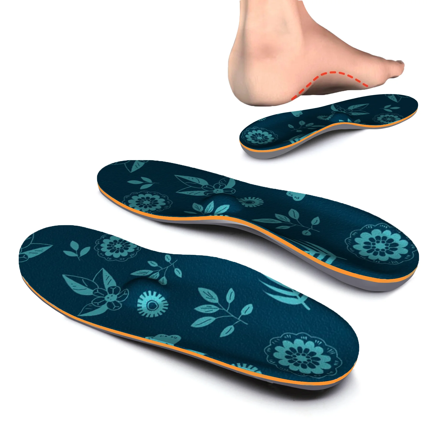 

IFITNA Arch Support Insole, High Stretch Cotton, Soft, Relieve Plantar Fasciitis Memory Foam for Men and Women