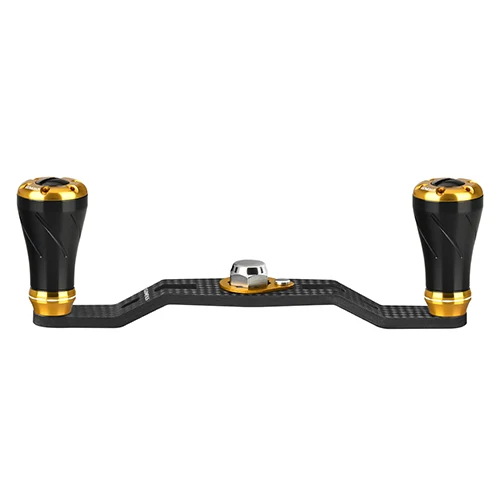 Gomexus силовая ручка карбоновая для Shimano Curado 7x4 мм Daiwa Abu Garcia 8x5 мм baitcasing круглая Катушка Ручка 95 мм как описание - Цвет: gold