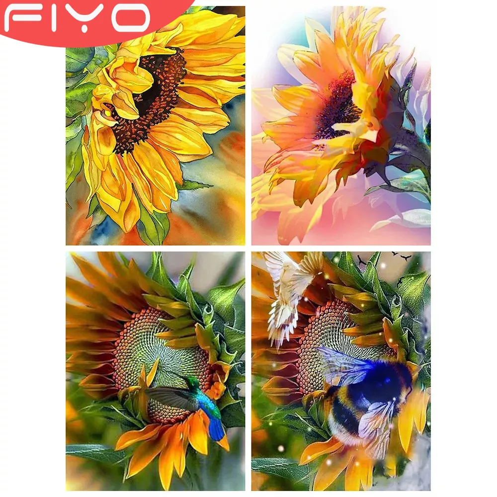 

5D DIY Diamond Painting New Flower Diamond Embroidery Sunflower Pictures Of Rhinestones Cross Stitch Mosaic Handmade Home Decor