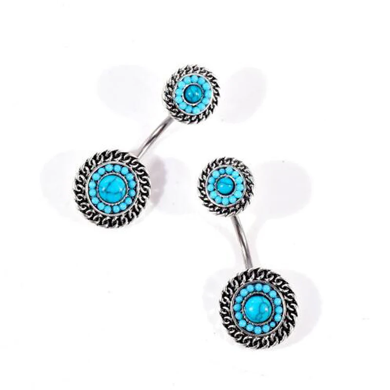 Navel Piercing Body Jewelry Vintage Belly Button Rings Barbell Ring |