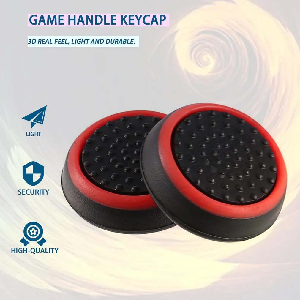 2 шт Силиконовые аналоговые ручки для джойстика Playstation 4 PS4 Pro Slim PS3 геймпад Thumbstick cap
