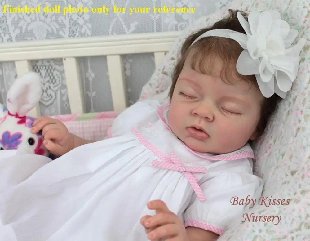 NPK Ariella DIY Неокрашенная пустая кукла в комплекте реалистичный Мягкий силиконовый