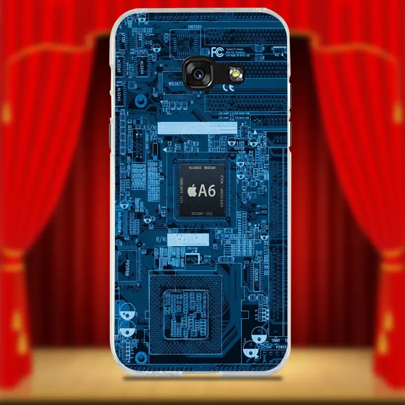 Компьютерная батарея печатная плата силиконовый мягкий чехол для телефона из