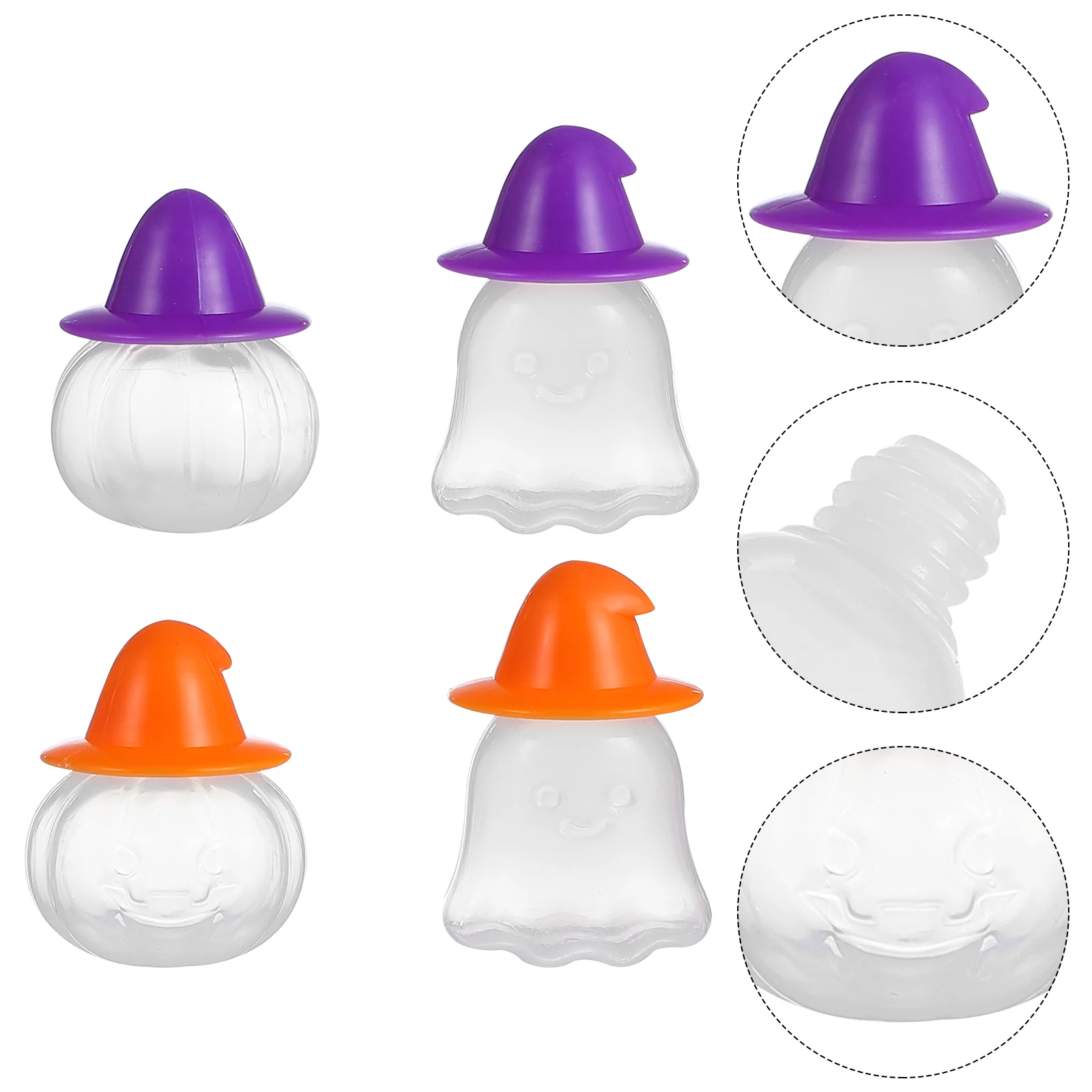 

4 шт., мини-бутылки для хранения соуса