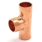 I.D 6,35 x 0.8мм медная Концевая подача Euqal Тройник, 3-сторонний адаптер для труб, кондиционер, холодильное устройство