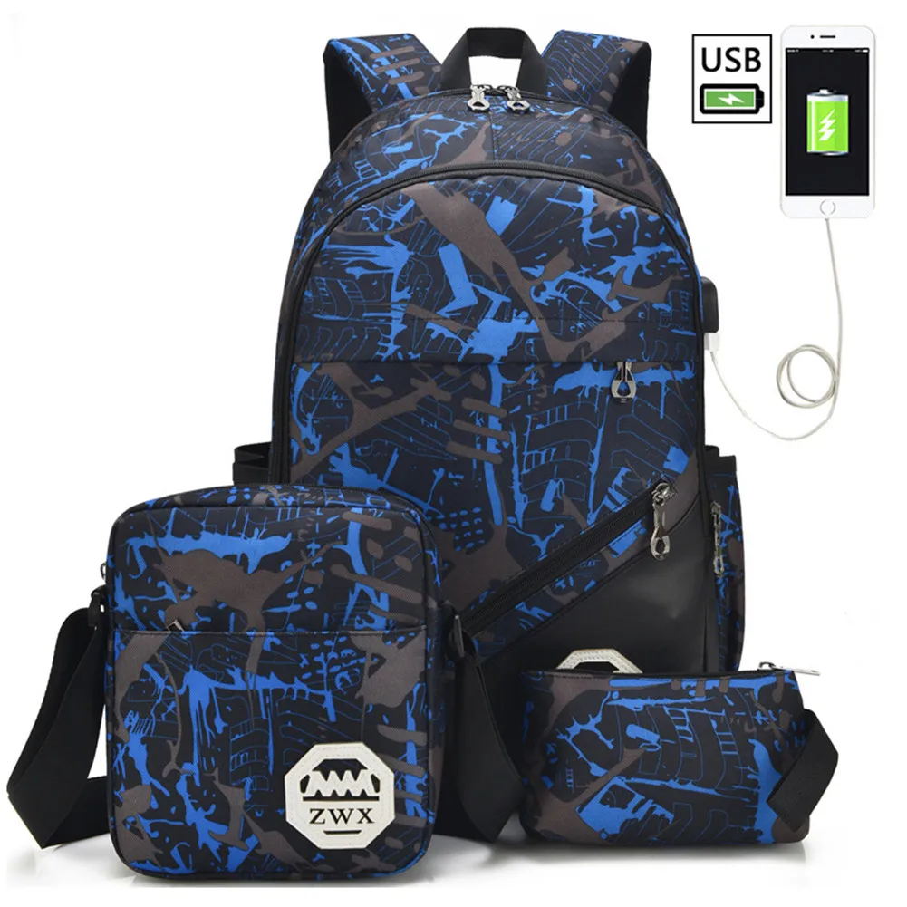 

Fashion Geometric Prints College School Student Backpack For Teen Girls & Boys Waterproof Schoolbag Large Casual Daypack Mochila