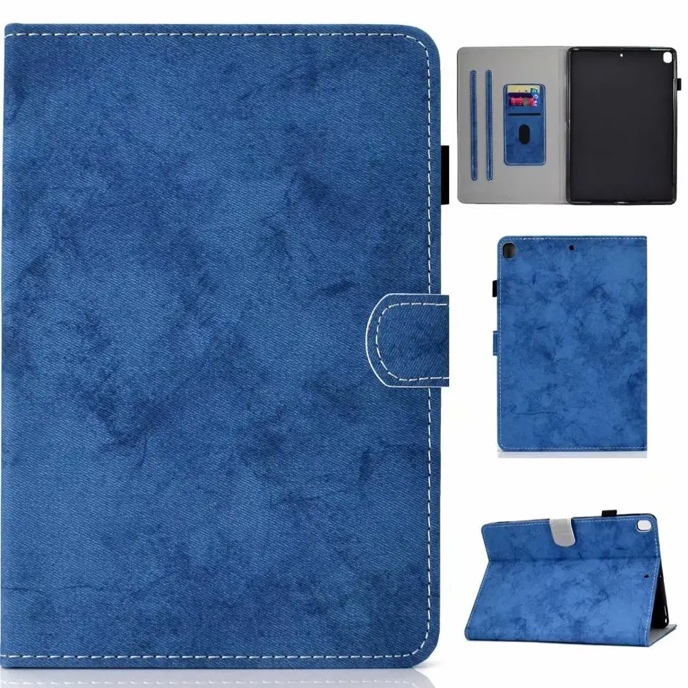 Для нового IPad 7th Gen Pro 10 2 дюймов 2019 чехол чистый цвет PU кожаный защитный с