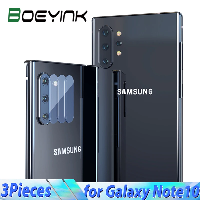 3 шт. закаленное стекло для камеры Samsung Galaxy S8 S9 S10 Plus 5G Защитная пленка объектива Note
