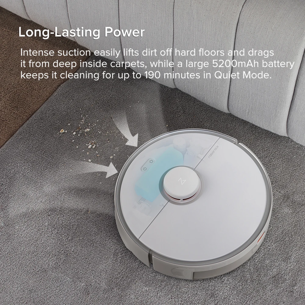 

Roborock S5 Max Robot Vacuum Cleaner 2 for Home Automatic Sweeping Dust Sterilize Washing Mop Smart Planned WIFI Cyclone suction