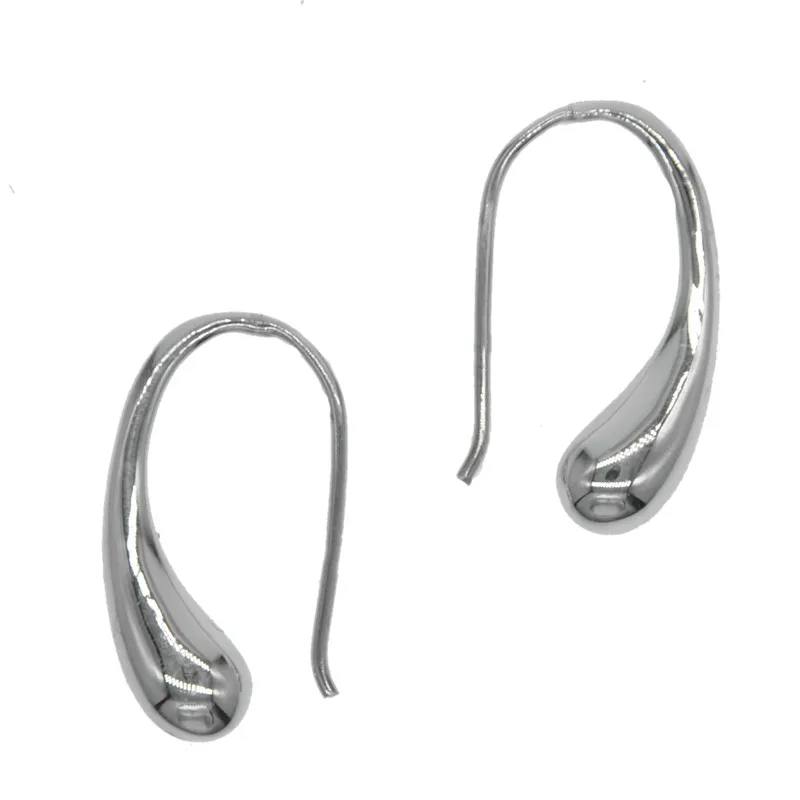 Женские серьги из стерлингового серебра 925 пробы простые элегантные