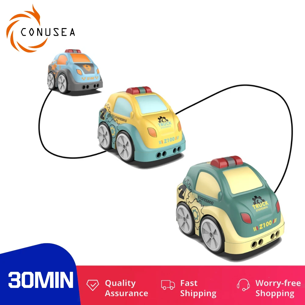 Пульт дистанционного управления мультяшный мини автомобиль RC умный датчик
