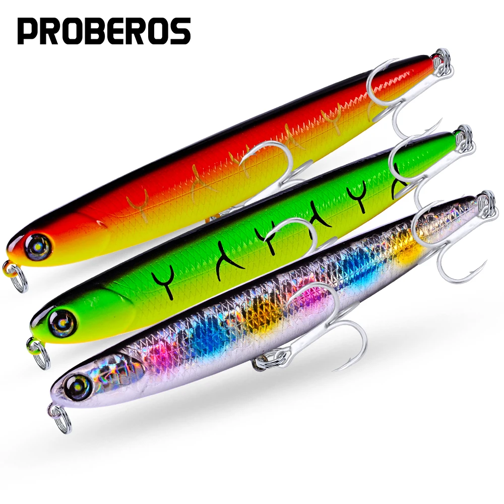 

6 шт./лот лучший бренд Proberos 4 # VIB приманка для рыбалки карандаш 9 цветов рыболовные снасти набор рыболовных приманок 11,5 см-4,53 "Новый