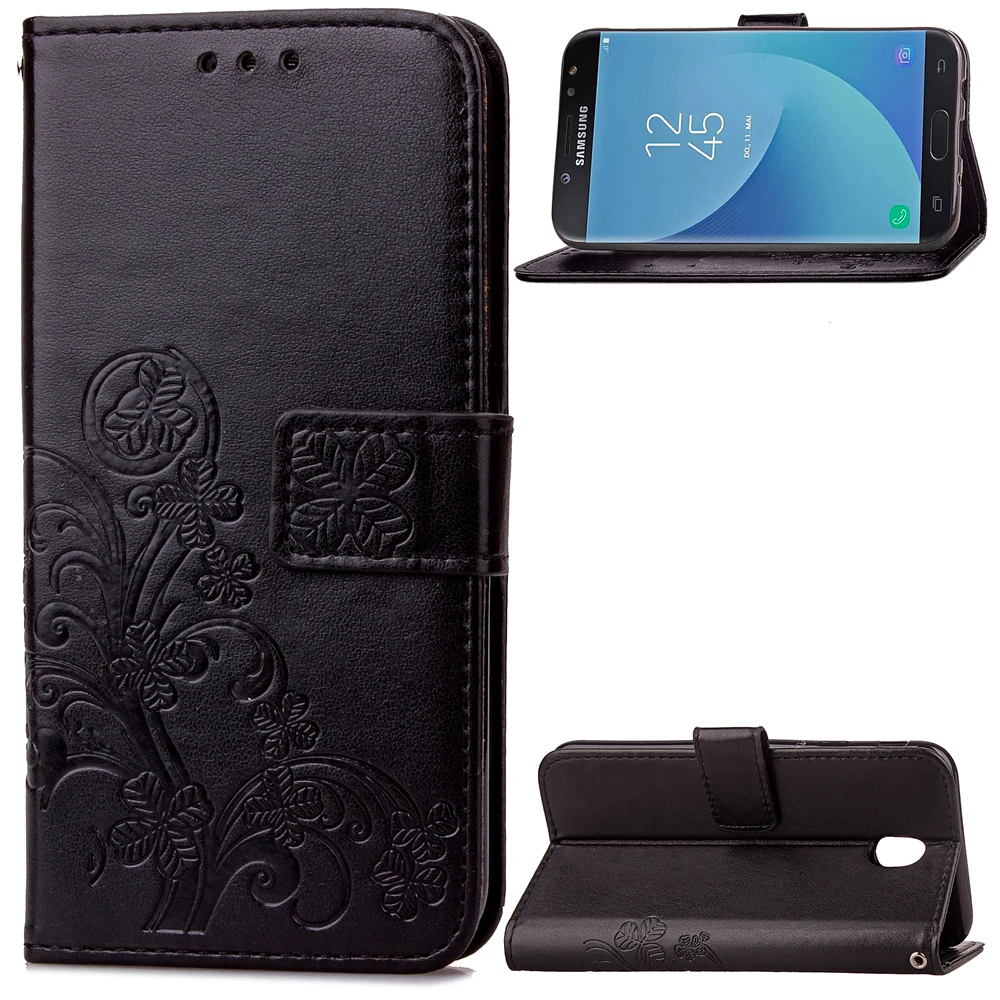 Чехол-книжка кошелек кожаный чехол для телефона для Samsung Galaxy J3, J5, J7 года J 3 5 7 Pro J3pro J5pro J7pro SM J730F J530F J330F DS ЕС