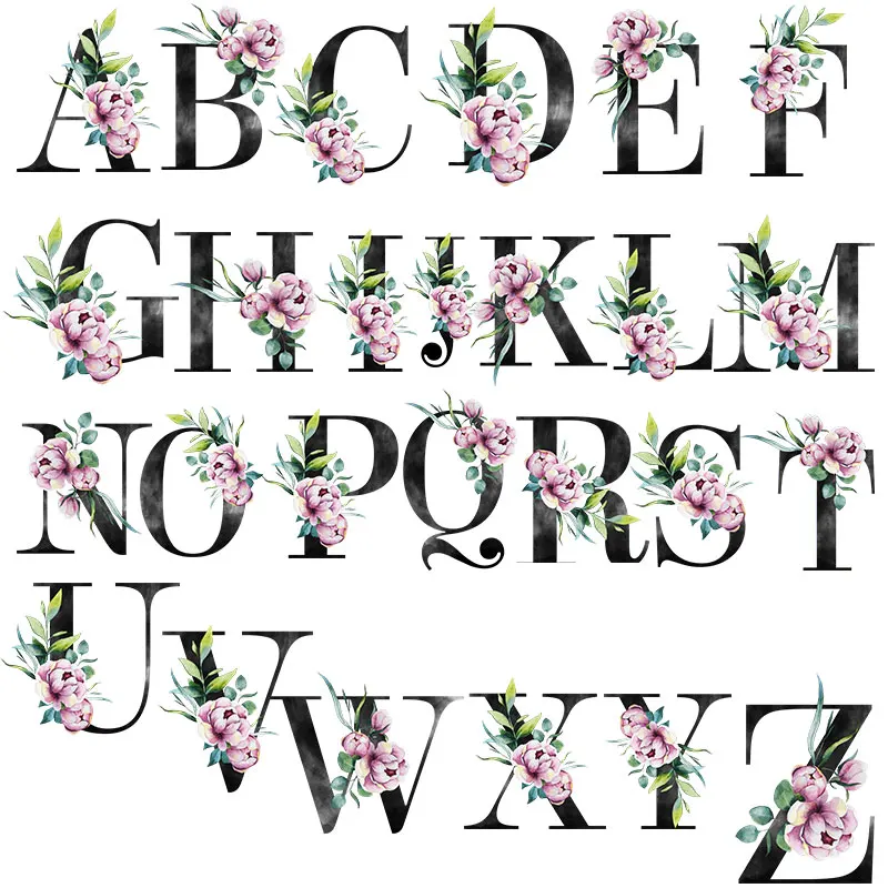 

26 Цветочная фотография, декоративные виниловые Стикеры для глажки тепла, стирающаяся термопечать