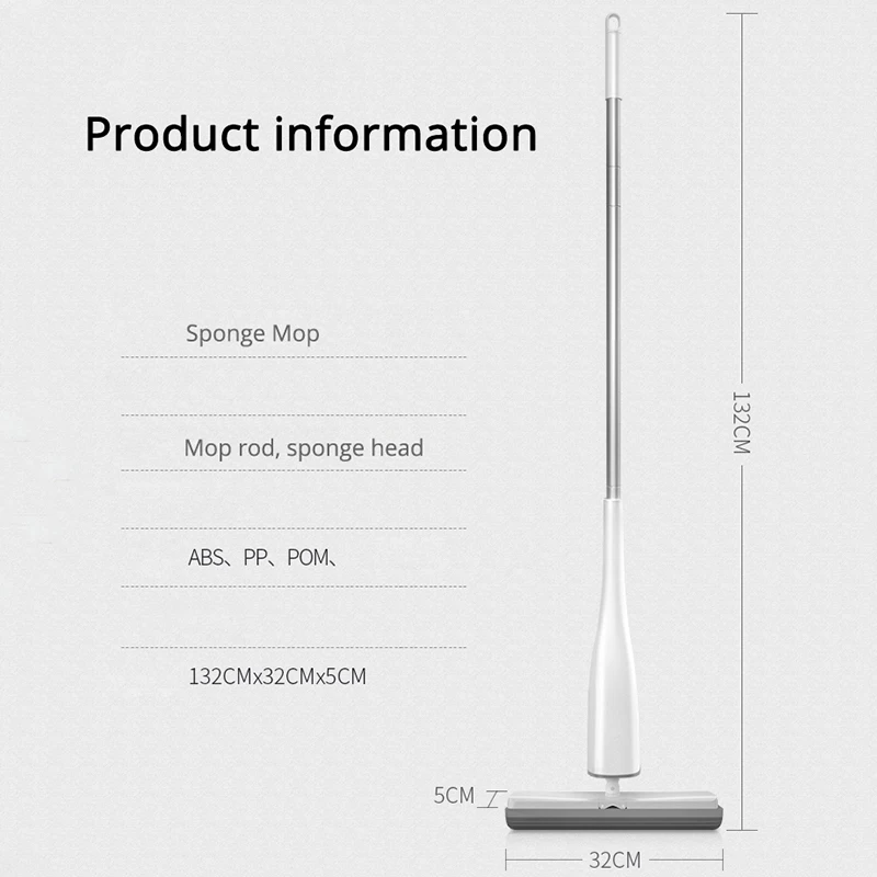 2021 последняя Чистящая швабра с губкой швабры для складывания и водопоглощение СС