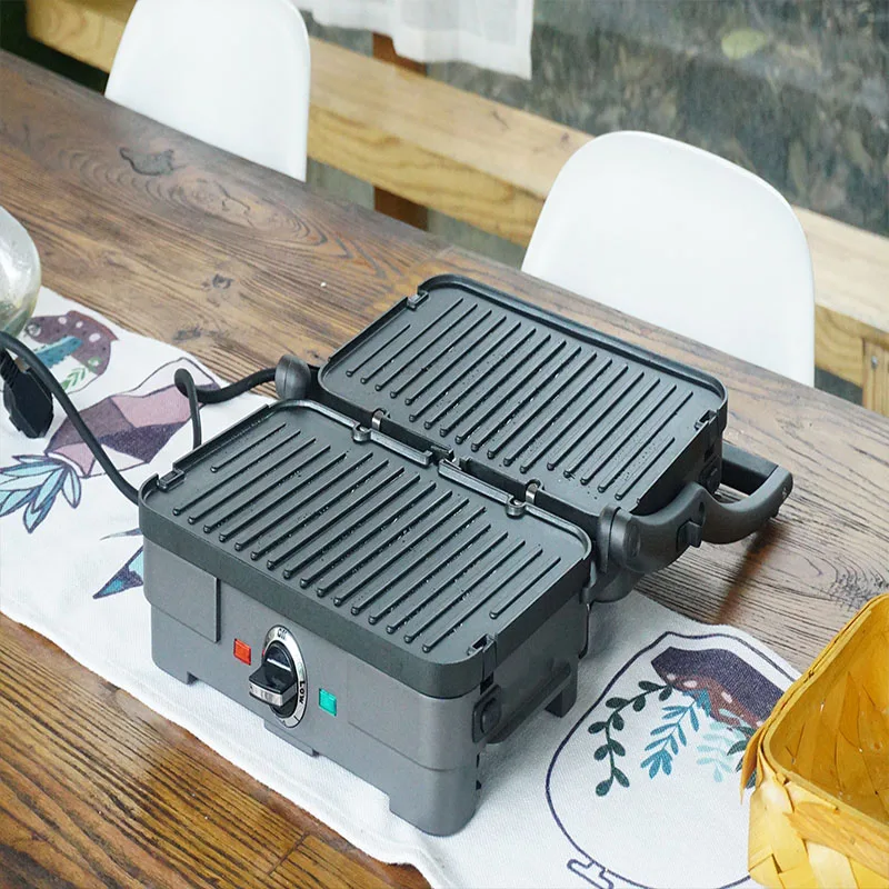 Продажа Бытовая небольшая машина для жарки стейков, домашняя Бездымная машина для барбекю, сковорода для выпечки, съемная электрическая противень