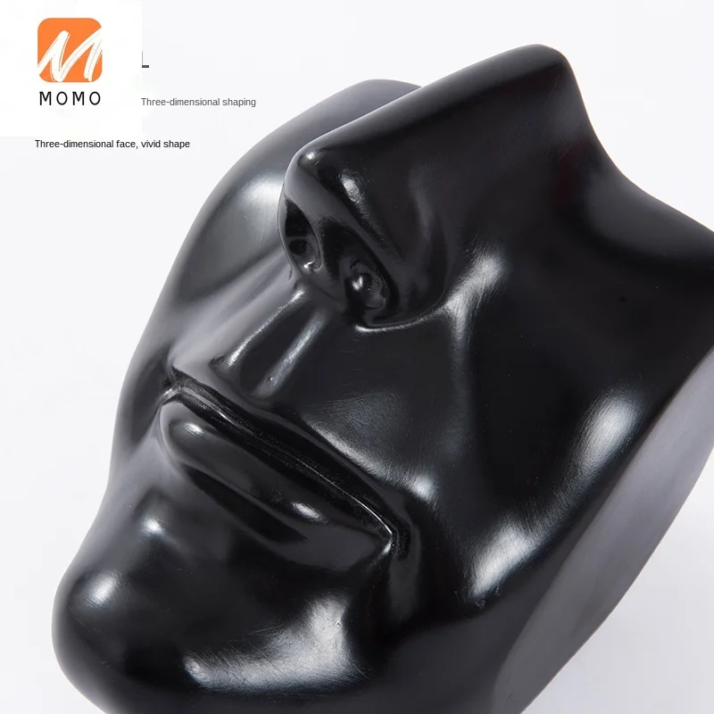 

Face Artwork Nordic Resin Crafts Model Room Soft Decoration Home Decorations and Accessories