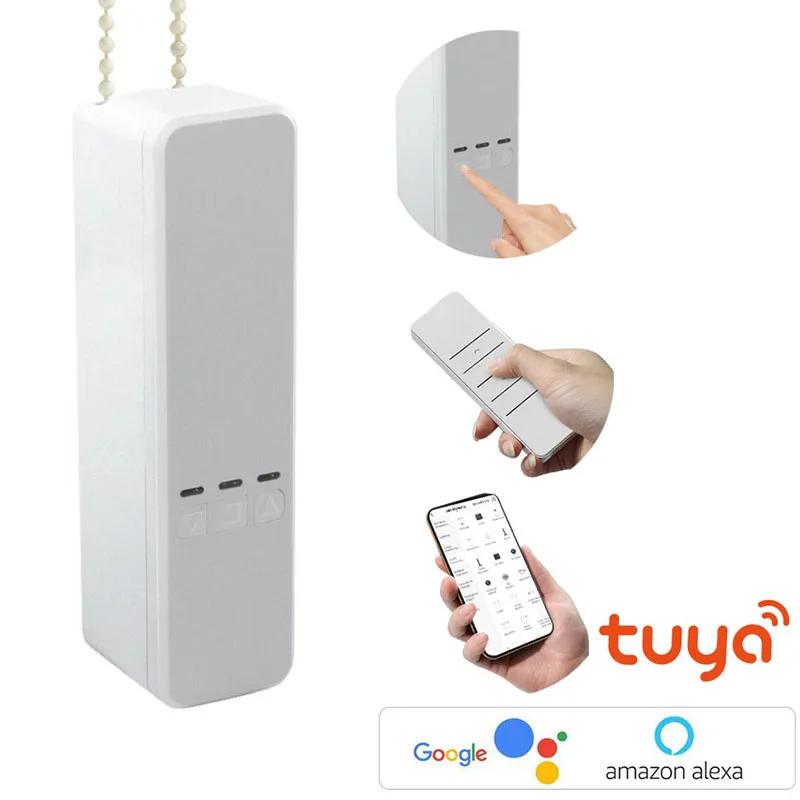 

Tuya Smart Blinds Switch Smart Home Automation 10kg Can Charge WiFi Remote Voice Control Blinds Driver Work With Google Home