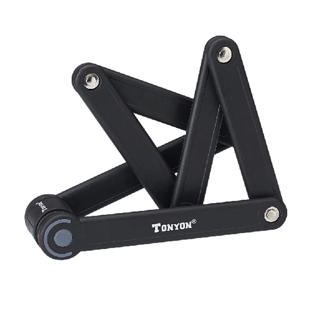 Складной Противоугонный велосипедный замок сплав прочный защитный складной для