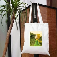 princeling bags 2021 tote bag anime eco designer handbags shopper folding shopping woman beach canvas reusable and other printed
