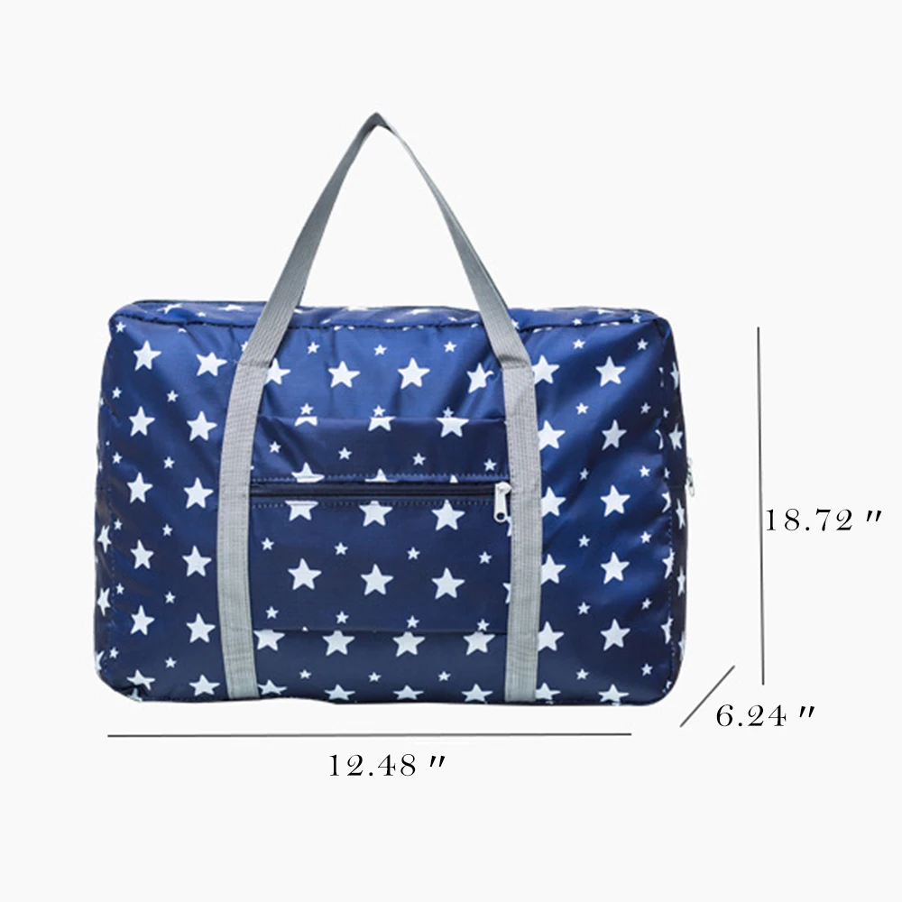 

Waterproof Nylon Cartoon Girl Travel Bags Unisex Large Capacity Folding Duffle Bag Women Handbags Organizer Packing Luggage Bag