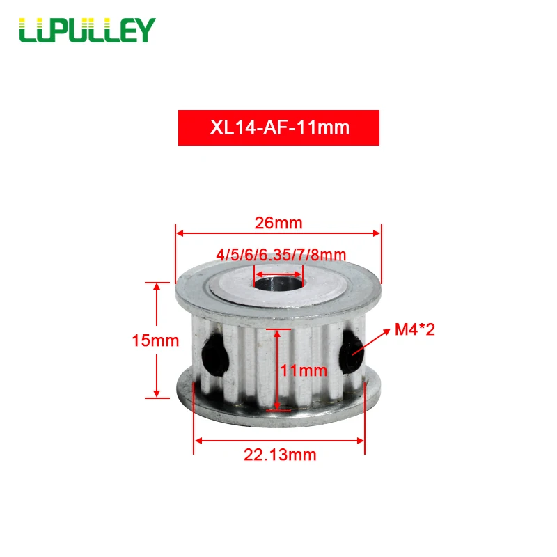 LUPULLEY 1 предмет XL до 14 ти лет Шестерни колеса зубчатый шкив чередой для применения