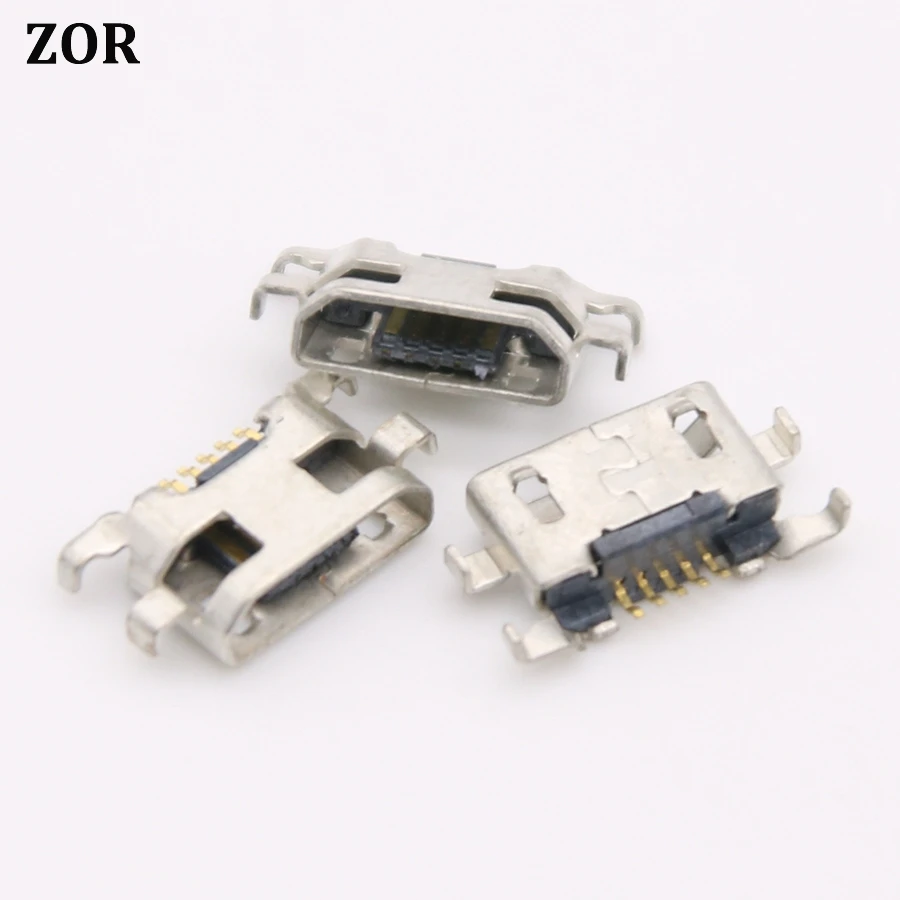 5 шт. для Alcatel One Touch 4015 4032 4033 5050X 5050Y 6012 6012D 6035R 7050Y Pop S9 5-контактный разъем micro USB type-B для подключения зарядного устройства