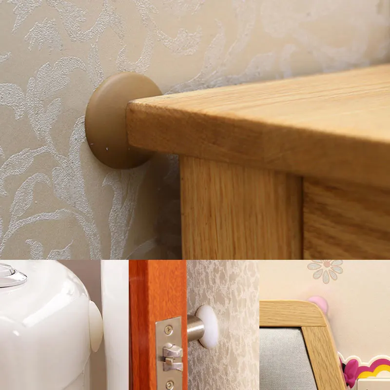 Rubber Strong Gel Love Home Door Knob Back Wall Protector Savor Shockproof Crash Pad Prevent Guard Collision | Обустройство дома