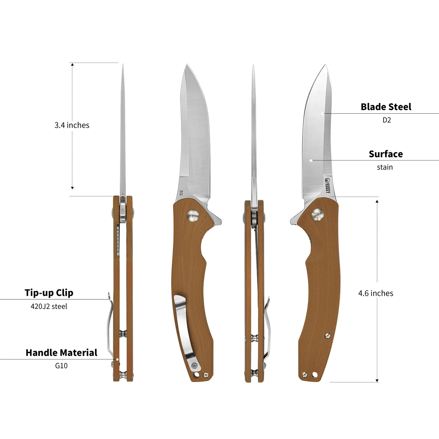 KUBEY KU176 EDC Складной нож шарикоподшипник D2 лезвие G10 ручка тактические Карманные Ножи Открытый Отдых и туризм