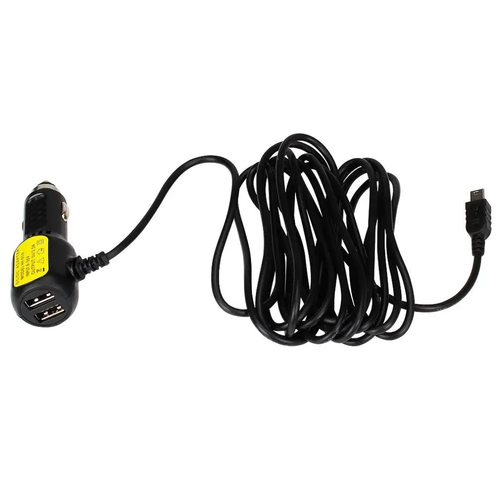 Автомобильное зарядное устройство с двумя Usb портами 8 36 в 3 5 м|Зажигалка| |