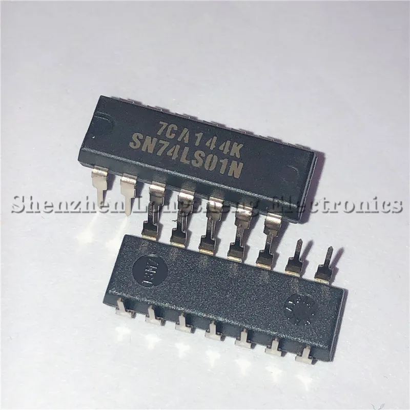 10 шт./лот Новинка SN74LS01N 74LS01 DIP 14 HD74LS01P Quad Core 2 Вход положительный NAND ВОРОТА