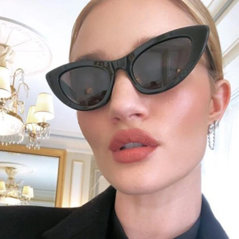 

Женские Классические солнцезащитные очки кошачий глаз, брендовые дизайнерские солнцезащитные очки в ретро стиле, круглые солнцезащитные о...