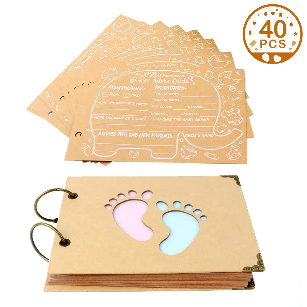 Advice Card OurWarm, 60/80 страниц, сделай сам, свадебный фотоальбом, крафт-бумага, гостевая книга, юбилей, подарки на день рождения, дорожная книга с памятью, книга с подписью - Цвет: Advice Card