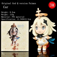 the new game genshin impact animation peripheral two dimensional emergency food q edition paimon cute car figure decoration