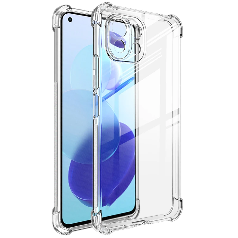 

Clear Case For Xiaomi Mi 11 Lite 5G Case Anti-knock Bumper Soft TPU Silm Ultra-thin Phone Back Cover For Xiaomi Mi 11 Lite Case