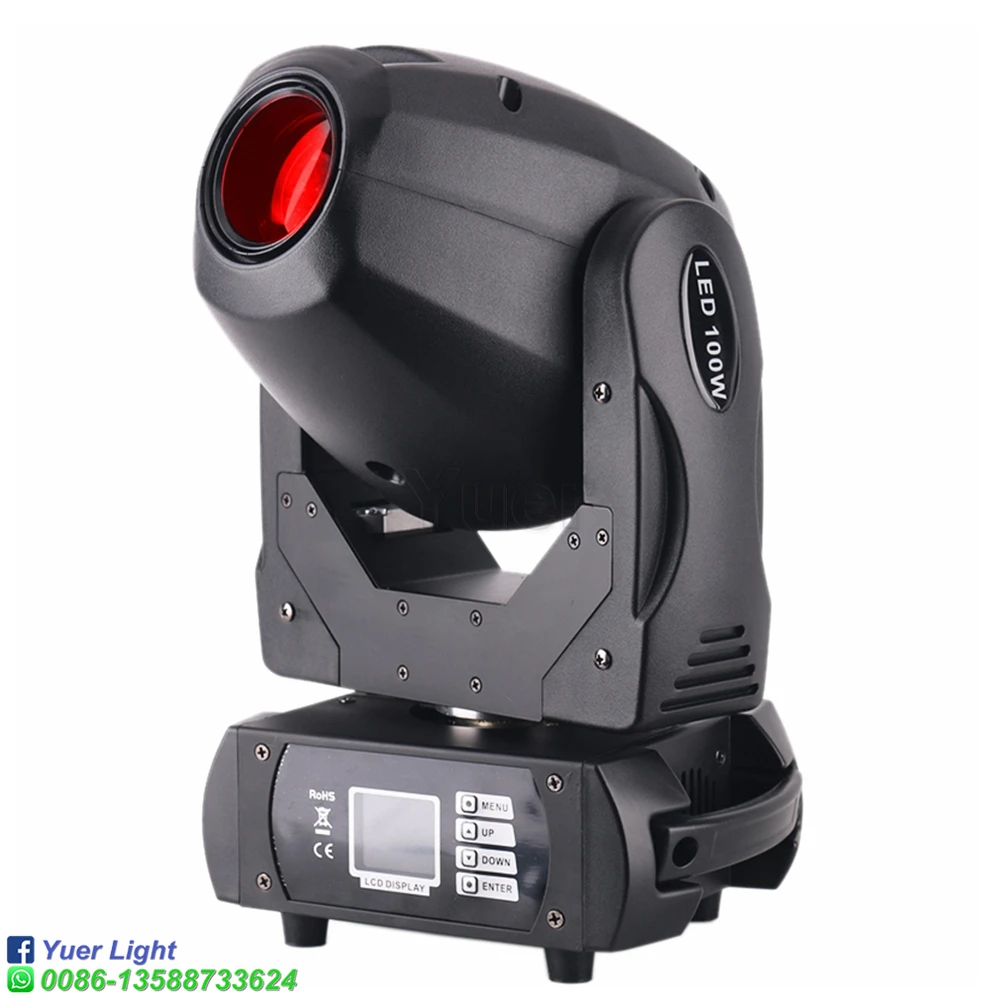 4 шт./лот новейший светодиодный 100 Вт Луч движущийся головной свет Цветовая