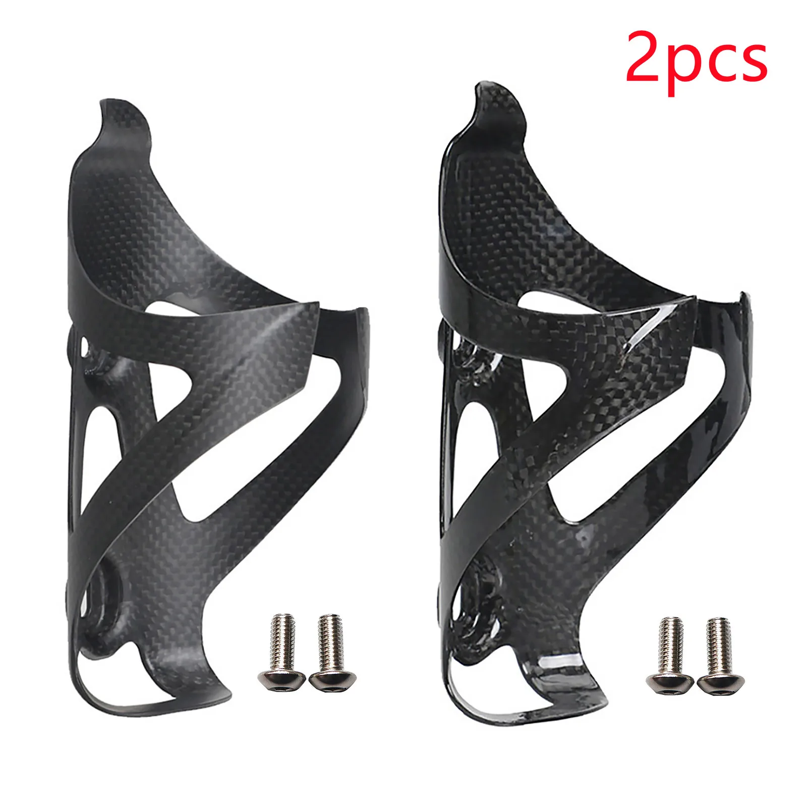 

2021 3K full carbon fiber bicycle kettle MTB road bicycle kettle bracket ultra light road bicycle kettle bracket accessories2pcs