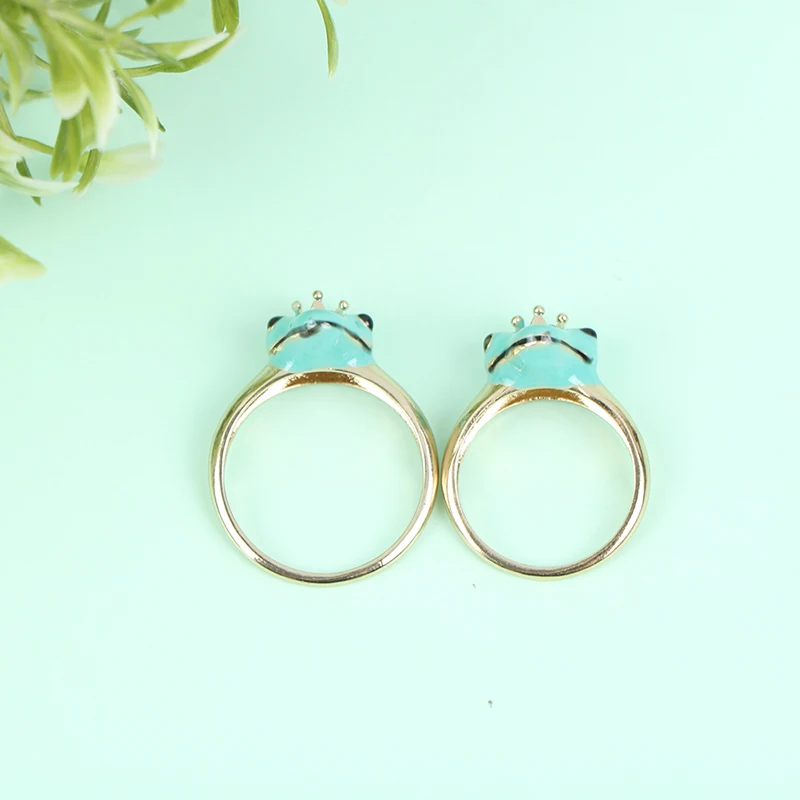 Женское кольцо в виде лягушки высококачественные кольца форме животного с