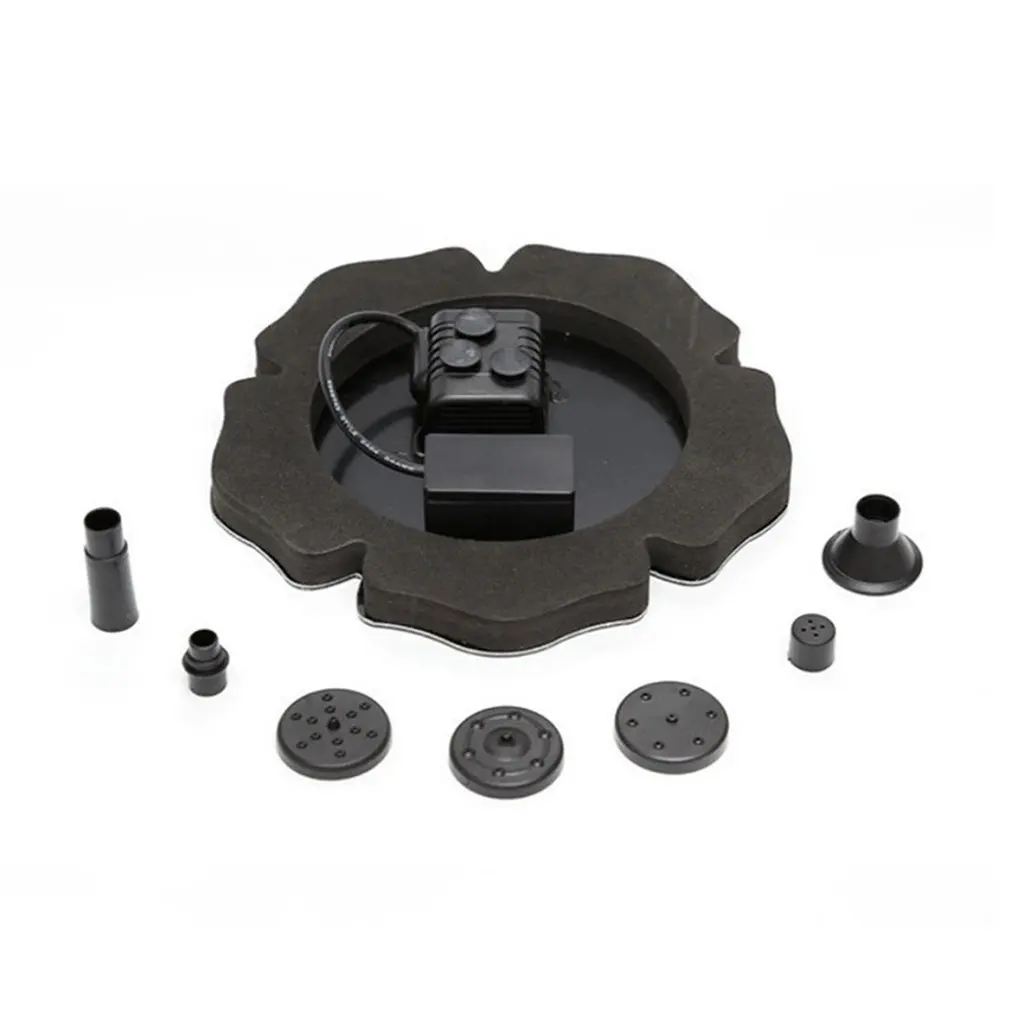 Мини фонтан на солнечной энергии садовый бассейн пруд солнечная панель