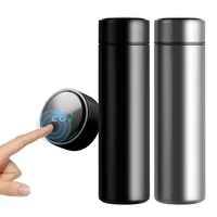 500ml intelligent digital thermos water cup touch display temperature 304 stainless steel creative thermoses coffee mug gifts