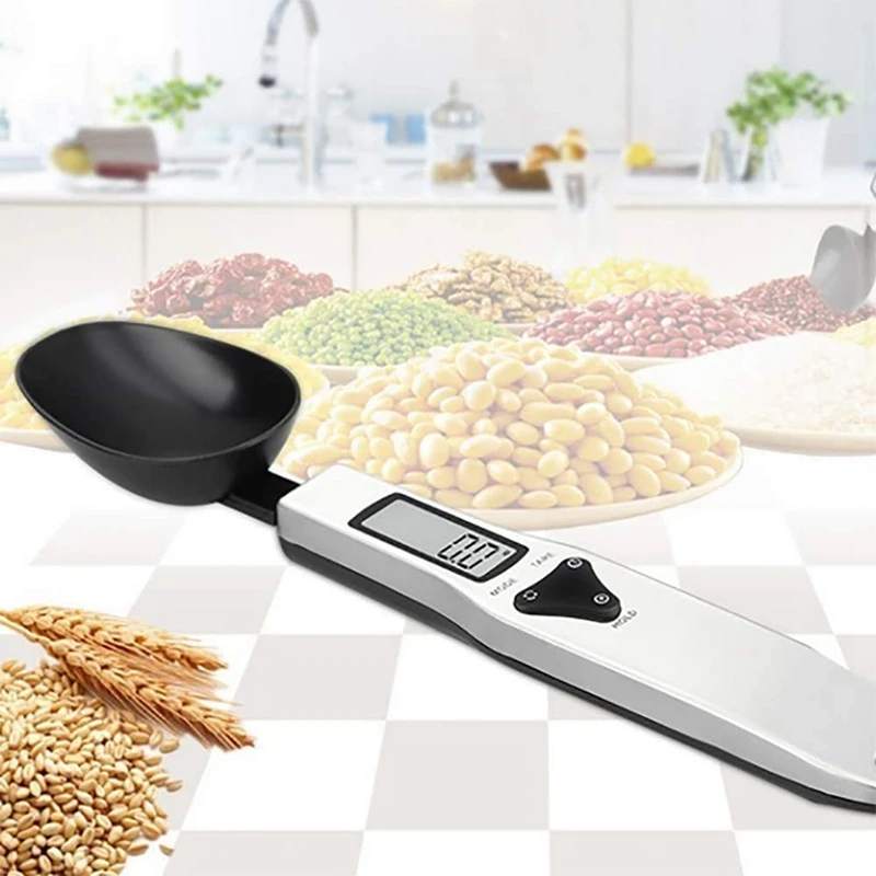 

Kitchen Measuring Spoon Food Scale Digital Multi-Function Digital Spoon Scale,Weight From 0.1G to 500G,Unit G/Oz/Gn/Ct