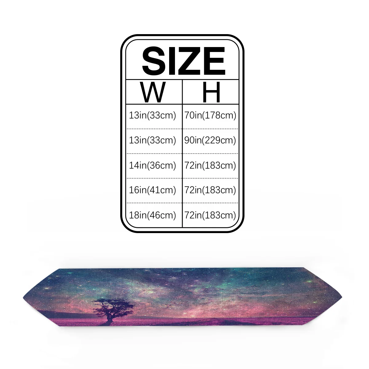 Настольные бегуны современные фантастические пейзажи небо Луна пространство