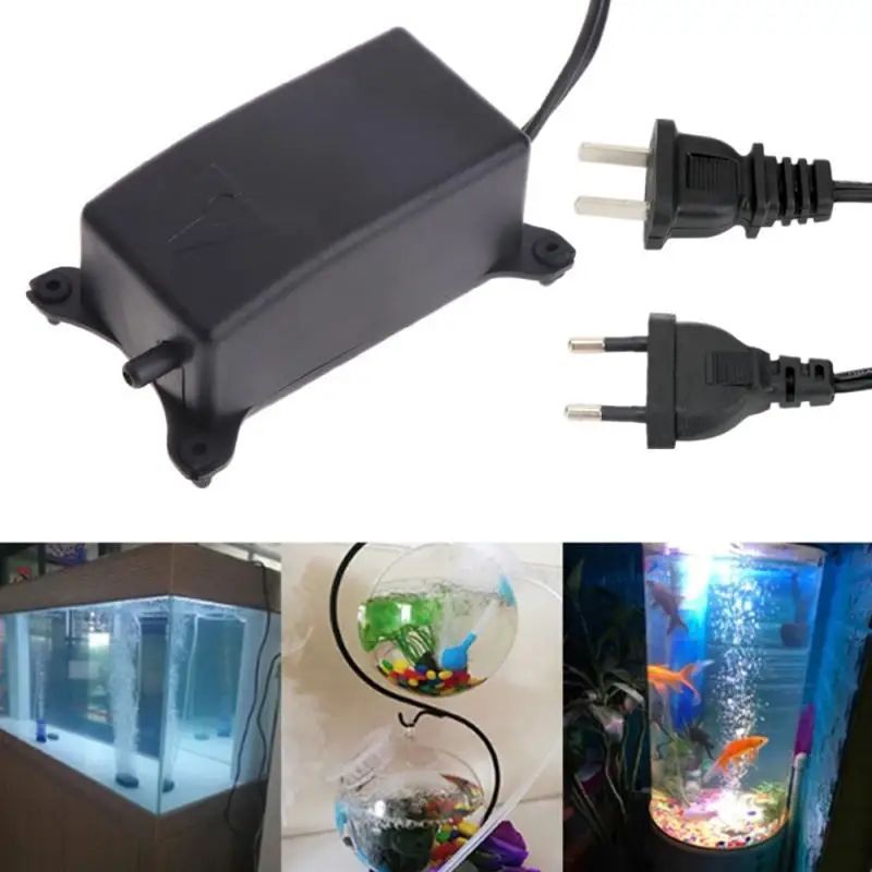 

Fish Tank Oxygen Pump Ultra-Silent Aquarium Air Pump Increasing Oxygen Pump Home For Fish Aquatic Pet Supplies 2W AC220V-UK