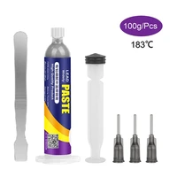 60g100g syringe tin soldering paste 183%e2%84%83 melting point solder paste flux bgasmdpcb welding repair tools