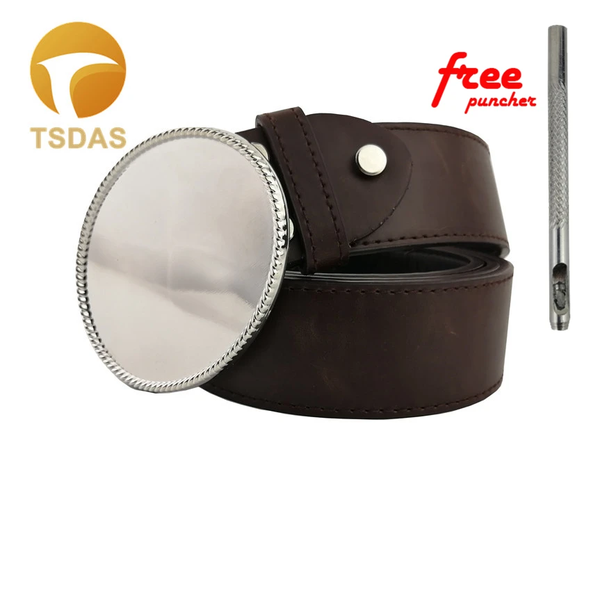 Классическая овальная пряжка для ремня без рисунка модная самодельная 87*68 мм