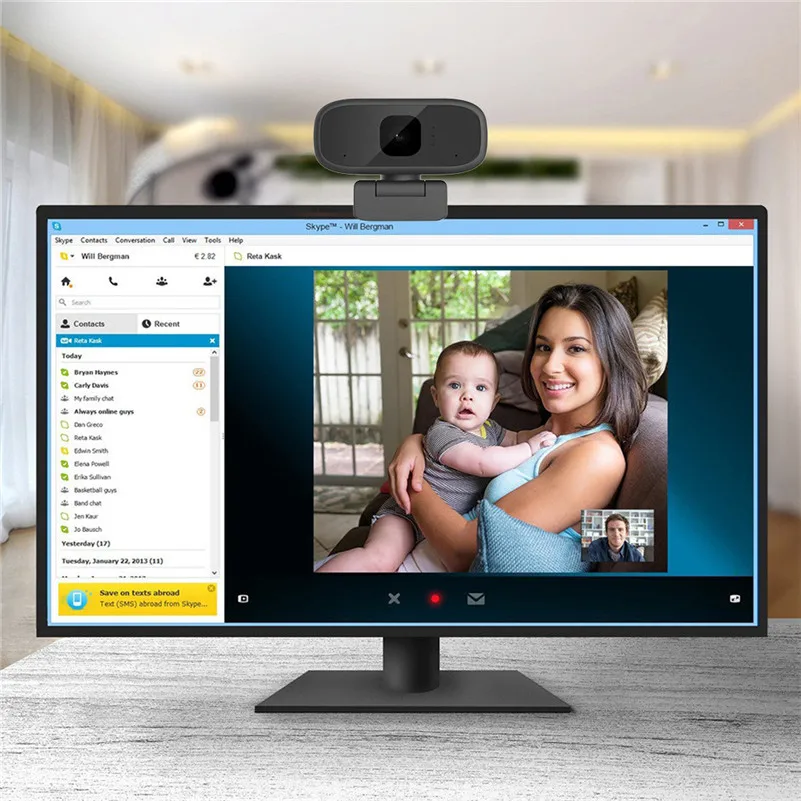 HD 720P мегапиксельная веб-камера USB 2 0 камера для видеозвонков в Skype с микрофоном
