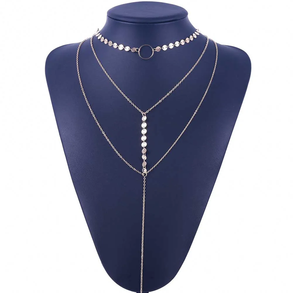 Новое винтажное многослойное ожерелье с подвеской в стиле бохо для женщин