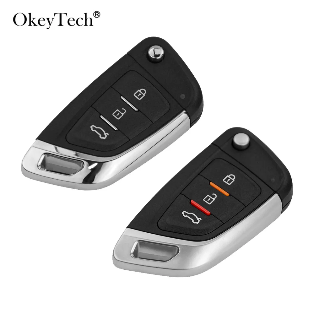 OkeyTech 3/4 кнопки универсальное автомобильное зарядное устройство с ключи для KD X2