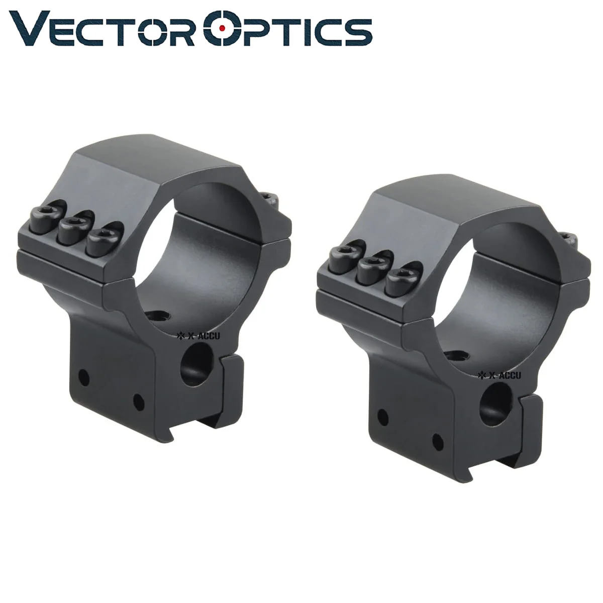 

Vector Optics X-ACCU 30mm Dovetail Scope Ring Medium Height Riflescope Picatinny Ring Mounts Weaver Mount Rings