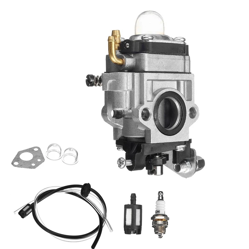 Мотоцикла карбюратор 15 мм 2-х тактный для 43Cc 47Cc 49Cc 50Cc 52Cc скутера ATV Байк
